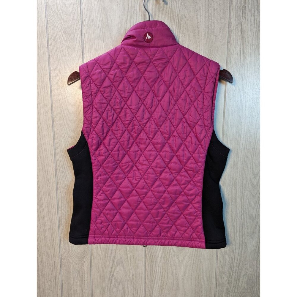 Marmot Medium Kitzbuhel Insulated Vest in Pink and Black Size Medium Quilted - Picture 2 of 6